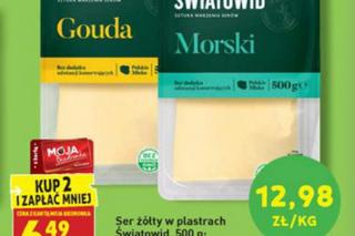 ser żółty w plastrach 12,98 zł/kg