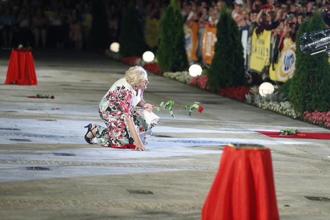 Międzyzdroje 2014. Teresa Lipowska w Alei Gwiazd