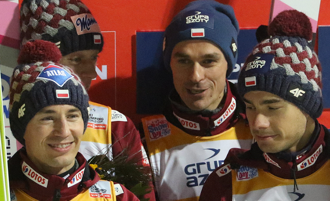 Kamil Stoch, Dawid Kubacki, Piotr Żyła, Jakub Wolny
