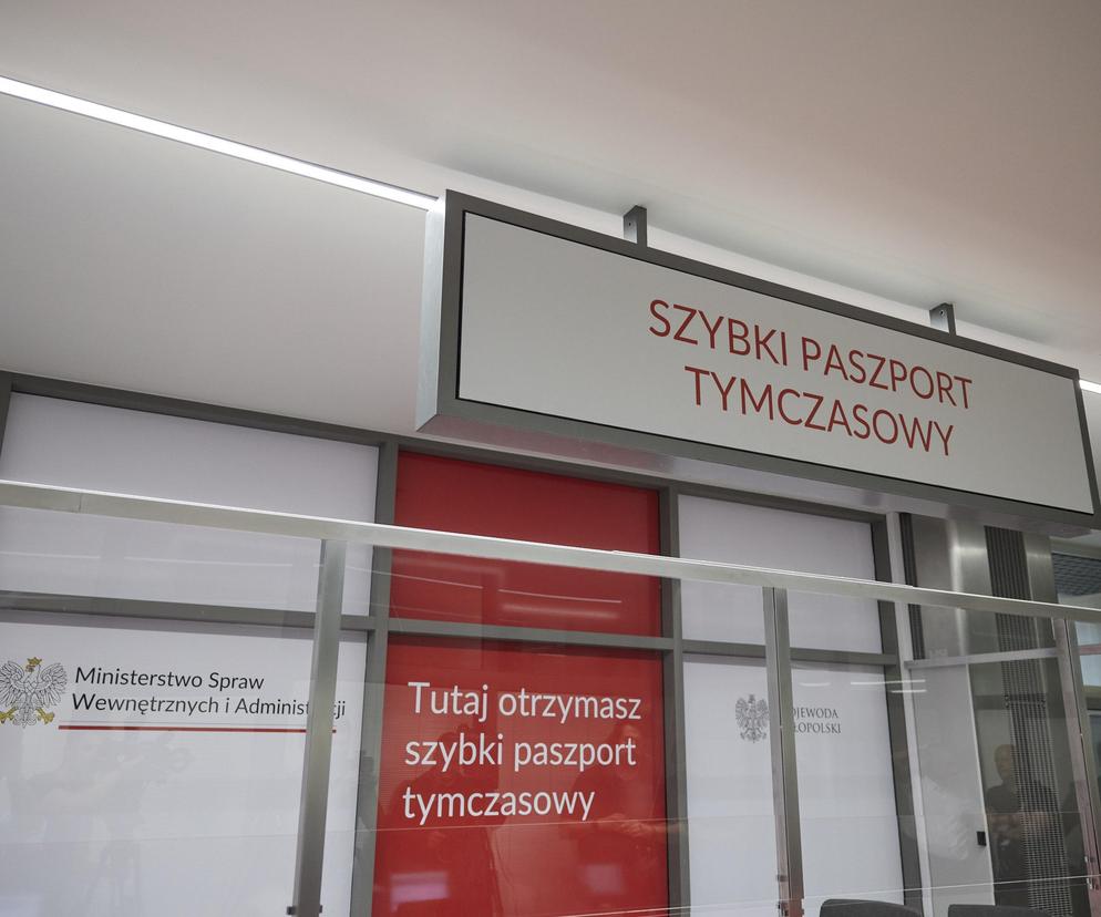 Na lotnisku w Krakowie -  Balicach działa punkt,  w którym można sobie wyrobić paszport tymczasowy