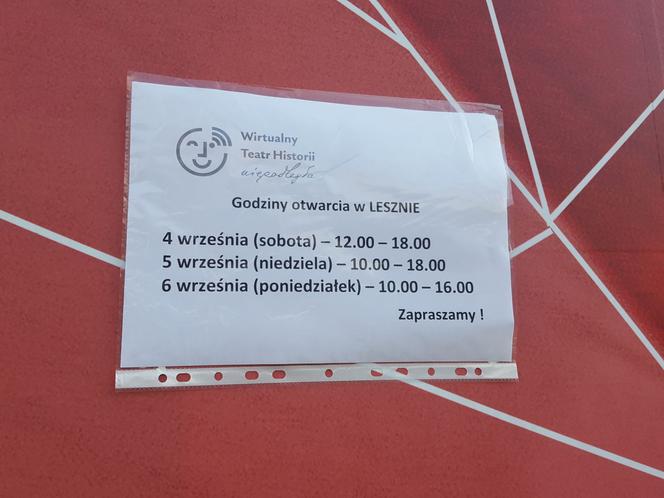 W Lesznie zaparkował  Wirtualny Teatr Historii