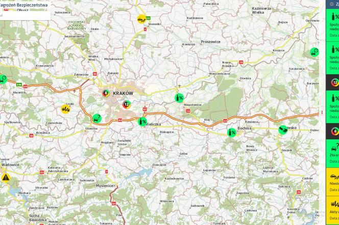 Mieszkańcy Małopolski mogą już korzystać z Krajowej Mapy Zagrożeń Bezpieczeństwa [AUDIO]