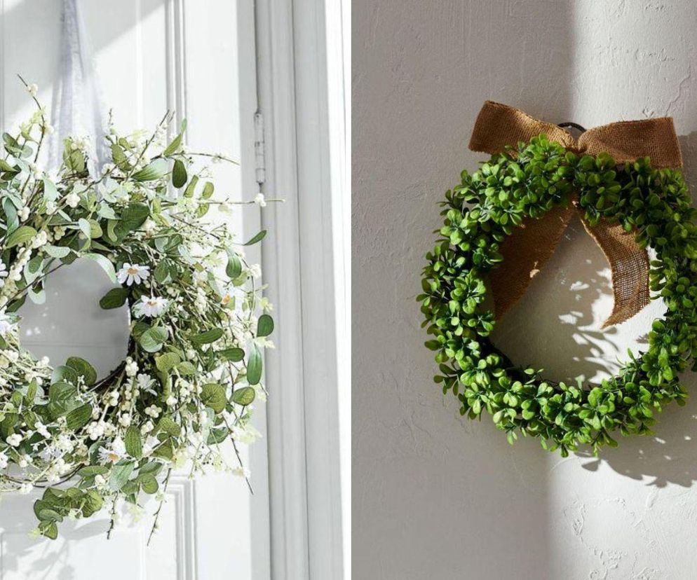 Gdzie kupić wiosenne wianki na drzwi? Inspiracje