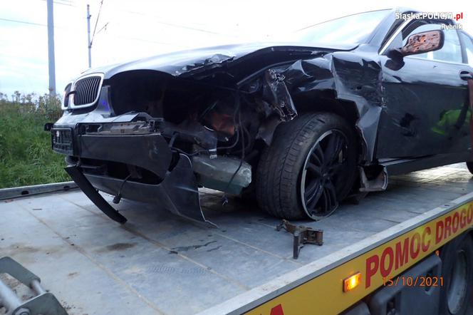 BMW skasowało dwie osobówki. Poszkodowane 6-miesięczne dziecko