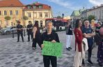 Protest w obronie Górek Czechowskich przed ratuszem