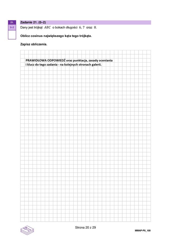 Matura próbna 2023: Matematyka. Oficjalne odpowiedzi CKE