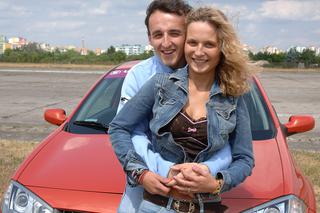 Edyta Witas i Robert Kubica