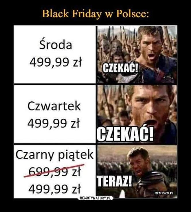 Black Friday w memach internautów