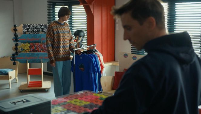 Barwy szczęścia, odcinek 3177. Wiktor (Grzegorz Kestranek), Tomasz (Jakub Sokołowski)	