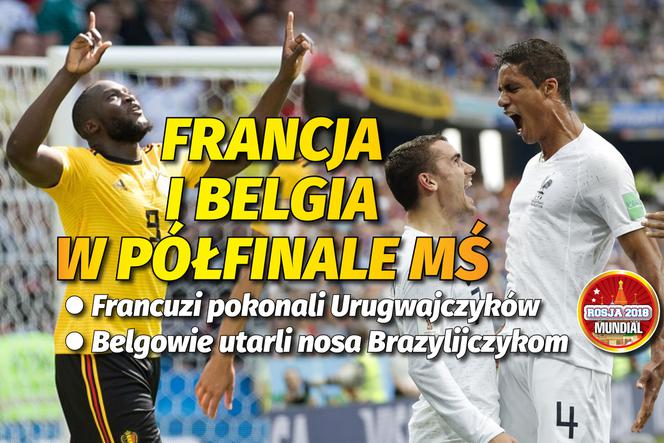 MŚ 2018: Belgia w półfinale! Brazylia pożegnała się z mundialem