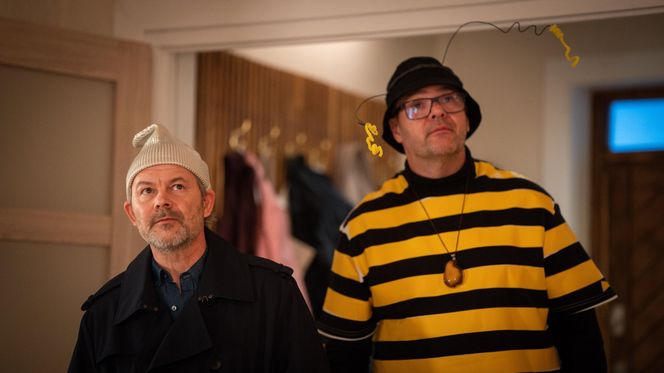 Rodzinka.pl 17 sezon odcinek 298 (odc. 11). Marek (Jacek Braciak), Ludwik (Tomasz Karolak)