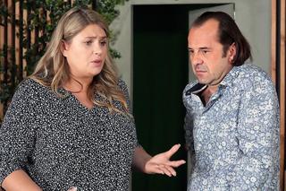 Barwy szczęścia odc. 2950. Aldona (Elżbieta Romanowska), Borys (Jakub Wieczorek)