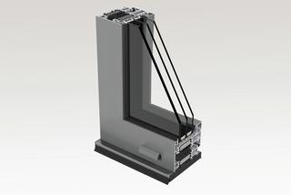 okna aluminiowe: Skrzydło ukryte