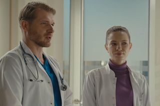 	Na dobre i na złe odc. 955. Maks Beger (Tomasz Ciachorowski), Dominika (Paulina Gałązka)