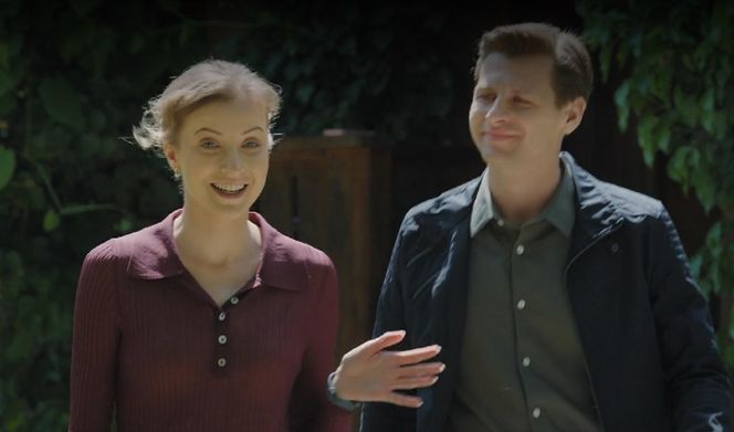 M jak miłość odc. 1886. Hania (Wiktoria Basik), AdamM jak miłość odc. 1886. Natalka (Dominika Suchecka), Adam Karski (Patryk Szwichtenberg) Karski (Patryk Szwichtenberg)