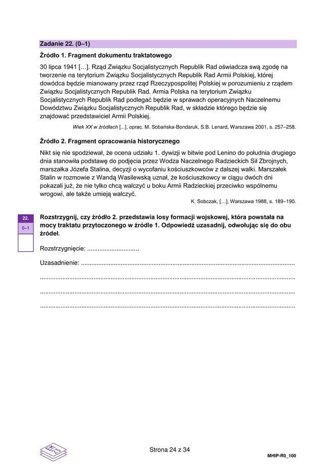 Matura historia 2025: Odpowiedzi i arkusze CKE [19.05.2025] nowa formuła 2023	