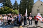 Protest pracowników lubelskiego szpitala. Chodzi o kontrakt z NFZ