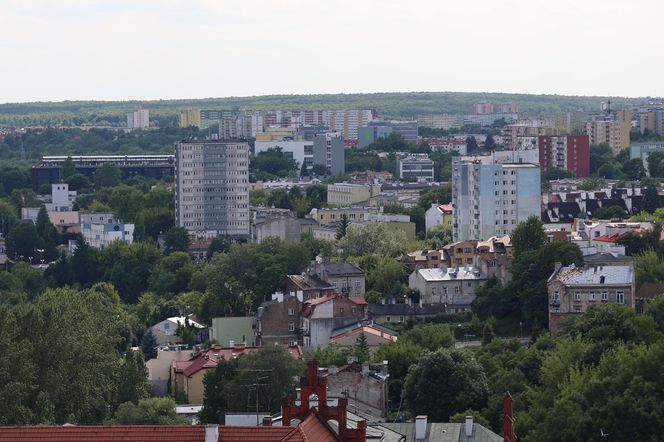 Panorama Lublina z najwyższego punktu widokowego w mieście - Wieży Trynitarskiej