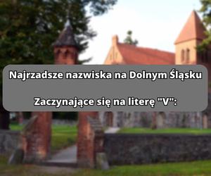 Najrzadsze nazwiska na literę V: