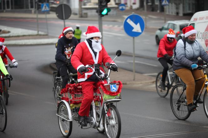 Mikołajowa Masa Rowerowa w Gorzowie