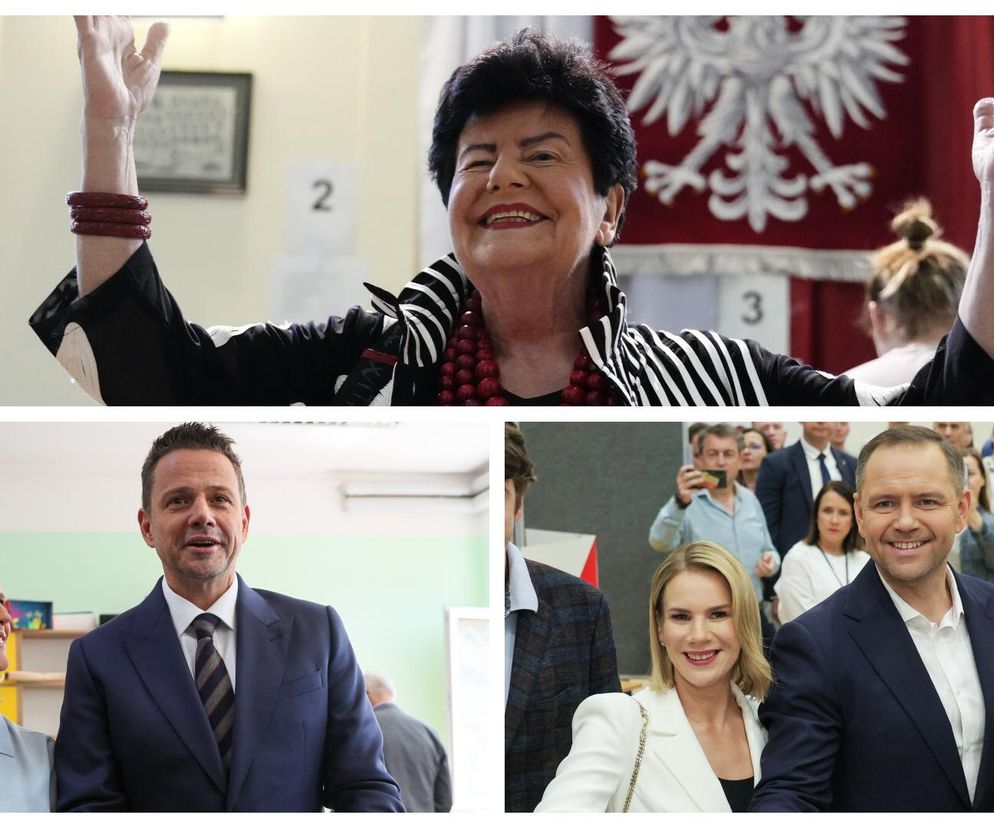 Wybory prezydenckie 2025. Ci znani Polacy ruszyli do urn wyborczych [ZDJĘCIA]