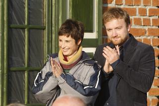 Dom nad rozlewiskiem. Małgosia (Joanna Brodzik), Janusz (Bartek Kasprzykowski)