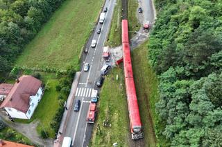 Wypadek na przejeździe kolejowym w Barcicach