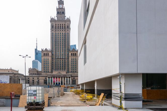 Muzeum Sztuki Nowoczesnej w Warszawie w trakcie budowy