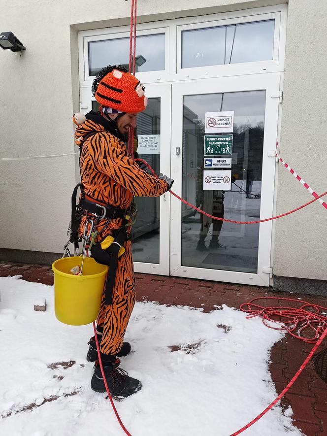 Alpiniści odwiedzili małych pacjentów Górnośląskiego Centrum Zdrowia Dziecka w Katowicach