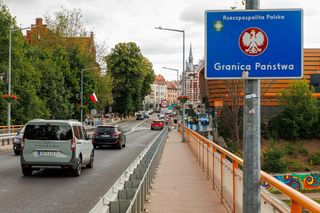 Tak kilka dni temu wyglądała granica Polski i Niemiec