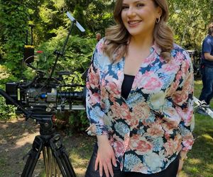 M jak miłość nowy sezon po wakacjach. Anita (Melania Grzesiewicz) na planie