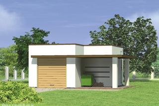 Garaż z pomieszczeniem gospodarczym G33