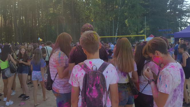 Festiwal kolorów 2019 na plaży miejskiej w Białymstoku