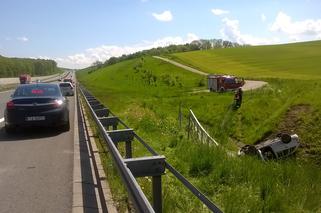 Wypadek na A4 za węzłem Bieżanów. Zginął młody mężczyzna [ZDJĘCIA]