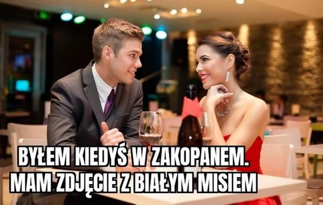 Najlepsze memy z białym misiem z Krupówek!