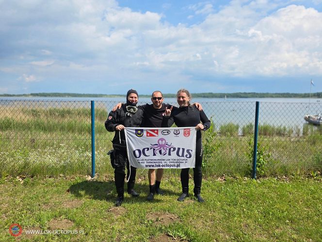 jezioro Tarnobrzeskie Niezwykła akcja płetwonurków