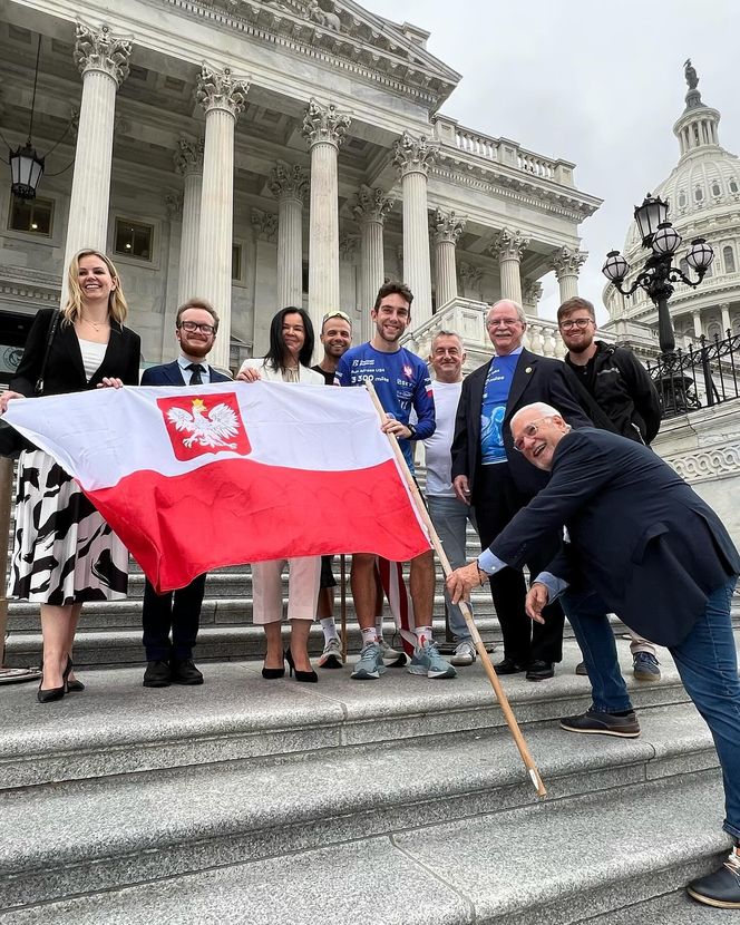 Tomasz Sobania jak Forrest Gump. Polak przebiegł całe Stany Zjednoczone