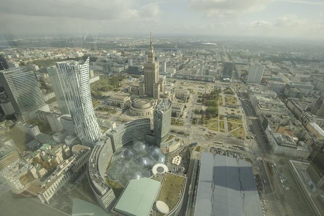 Varso Tower już gotowe. Niesamowita panorama na Warszawę