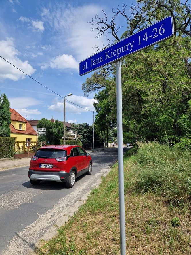 Ulica Kiepury w Lesznie 