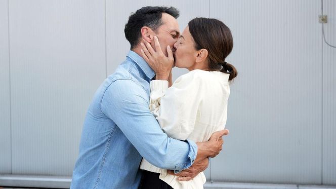 Barwy szczęścia odc. 3141. Kasia (Katarzyna Glinka), Mariusz (Rafał Cieszyński)