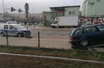Zderzenie radiowozu z BMW w Krakowie
