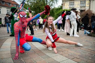 Korowód studentów podczas juwenaliów 2025 w Krakowie