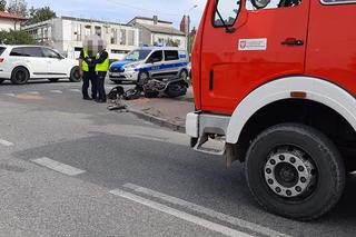 Wypadek w Wolanowie. Pijany kierowca wjechał w motocyklistę.