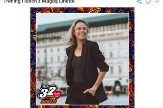 Trening i lunch z Magdą Linette