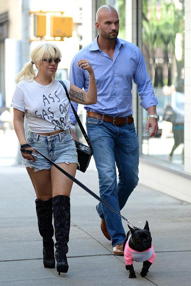 Lady Gaga z psem