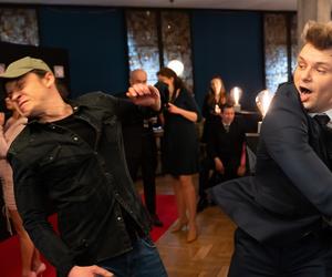 Barwy szczęścia odc. 2661.Hubert (Marek Molak), Modrzycki (Piotr Ligenza)