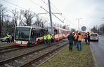 Poważny wypadek w Gdańsku. Zderzenie autobusu z tramwajem. Kilkunastu poszkodowanych