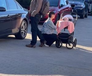 Na dobre i na złe. Blanka (Pola Gonciarz), jej córka Nina (Rita Sobocińska), Krzysztof Radwan (Mateusz Damięcki)