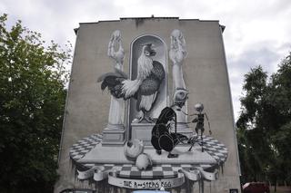 Mural przy ul. Racławickiej