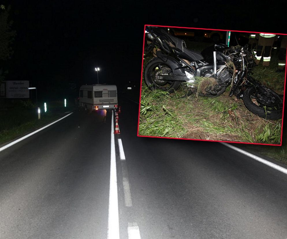 Tragiczny koniec majówki. Motocyklista nie miał żadnych szans